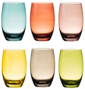 Lunasol - Poharak színes 460 ml 6 db - Optima Glas Lunasol (322837)