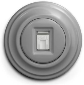 Kliklap - Retro adat aljzat kerettel, szürke