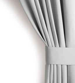 Világosszürke sötétítő termo függöny 140x270 cm Pleat – Restilo