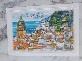 Grafika Keret Olaszország Italia Amalfi 2