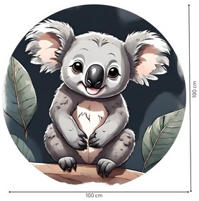 PIPPER. Kör alakú falmatrica "Koala" Méret: 60cm