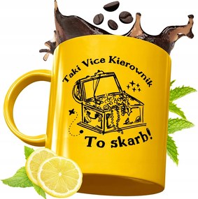Prémium Arany Bögre Vice Menedzser Ajándék Nyomtatott Fotóval