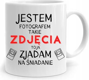 Bögre Fotósnak Fotók Reggelire Nyomtatott Fotóval