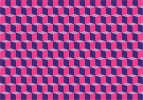Fotótapéta Geometria Lila-Rózsaszín Kockák Absztrakt 368x254 +ragasztó