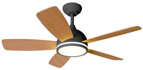 Aigostar-LED Dimmelhető mennyezeti ventilátor LED/20W/230V 2700-6500K 132cm + távirányító bézs