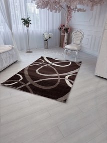 Nora 6926 barna modern szőnyeg 160x230 cm