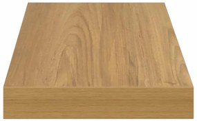 vidaXL Falpolc Falra szerelhető 4 pcs Barna 40 x 23,5 x 4 cm Faanyag