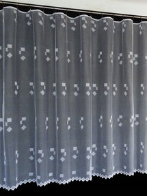 Mg Függöny 610/27 Fehér 250X180cm Kész Szalaggal M