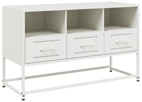 fehér acél TV-szekrény 100,5x39x60,5 cm