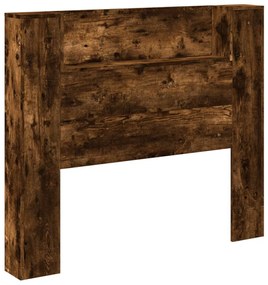 Fejtámla polcokkal Füstölt tölgy 120 x 16,5 x 103,5 cm Faanyag