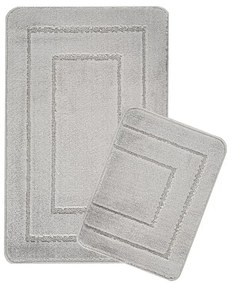 Világosszürke fürdőszobai kilépő szett 2 db-os 50x80 cm Cerceve – Foutastic
