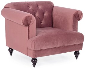 BLOSSOM antik rózsaszín fotel
