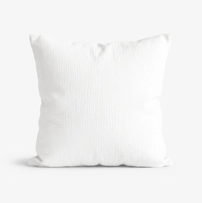 Goldea muszlin párnahuzat - fehér 50 x 60 cm