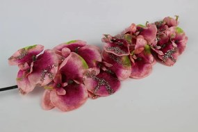 Rózsaszín mű orchidea, száron 95cm