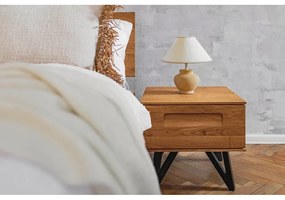 Tölgyfa éjjeliszekrény Golo - The Beds