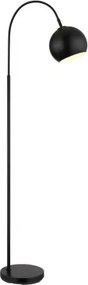 Globo 24779B Állólámpa, fém fekete matt, kábel PVC fekete, lábpedálos kapcsoló a kábelen, HxSzxM: 580x250x1500mm, kábel hossza 1800mm, 1x E27 60W 230V izzó nélkül