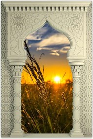 Poszterek 40x60 Naplemente a fĂŒvek között