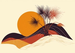 Poszter 84,1x59,4cm Napsütötte horizont