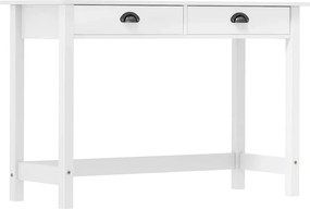 vidaXL Hill 2 fiókos tömör fenyőfa tálalóasztal 110 x 45 x 74 cm
