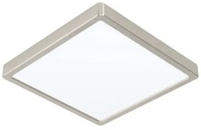 LED panel , 20W , falon kívüli , négyzet , meleg fehér , matt nikkel keret , EGLO , FUEVA 5 , 99242