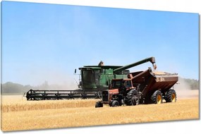 Képek 120x70 Kombájn az aratás során