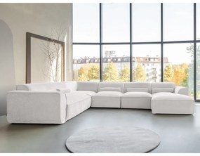 Krémszínű sarokkanapé (bal oldali) Flex Felix – Miuform