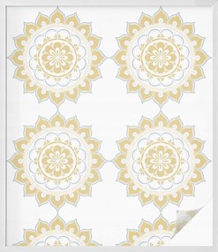 Szélvédőfólia Ablakvédő Virágos mandala 100x116 cm