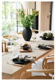 River fekete porcelán váza, magasság 26 cm - Morsø