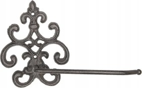 Barna öntöttvas WC-papír tartó 25x7x16 cm