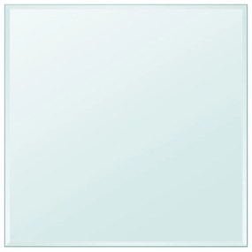 edzett üveg asztallap négyszögletes 800x800 mm