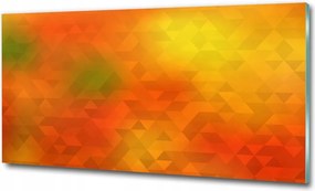 Fotó üvegfestmény Absztrakt háromszögek 100x70