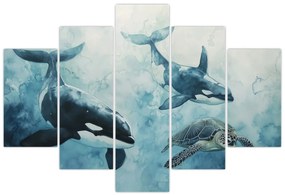 Kép - Víz alatti festmény (150x105 cm)