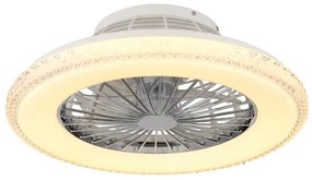 Globo 03654 távirányítós mennyezeti ventilátoros lámpa, 40W LED, 3000-6500K, 260-2500 lm