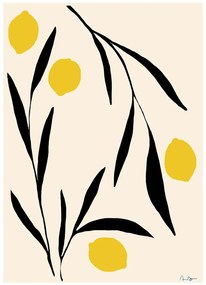 Poszter 50x70 cm Lemon – Anna Mörner – The Poster Club