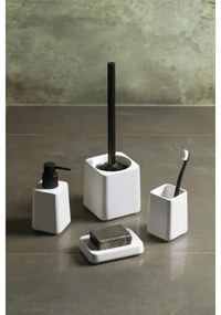 Sapho - 4 részes fürdőszobai szett, fehér/fekete