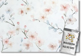 Fotótapéta Flizelina Akvarell Fa Ágak Virágok Almafa 400x280 ragasztó