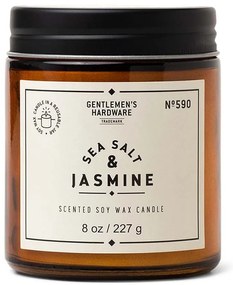 Gentelmen's Hardware illatgyertya szójaviaszból Sea Salt & Jasmine 227 g