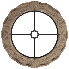 barna fonott lámpaernyő Ø20 x 15 cm