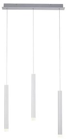 Leuchten Direkt 15203-95 - LED Csillár zsinóron BRUNO 3xLED/4,8W/230V fehér