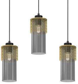 Csillár zsinóron GLAM 3xE27/60W/230V