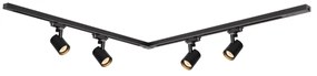 Spotlámpa sínrendszerrel VOLF 4xGU10/10W/230V fekete