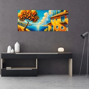 Kép - Ház narancsokkal II. (120x50 cm)