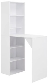 fehér bárasztal szekrénnyel 115 x 59 x 200 cm