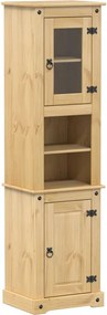 vidaXL Corona tömör fenyőfa fürdőszobaszekrény 50 x 40 x 185 cm