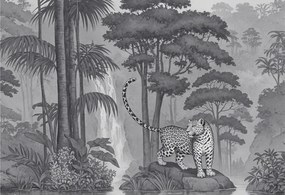 Stílusos Dekoratív fotótapéta Flizelin Trópusi dzsungel 152x104