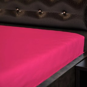 Jersey lepedő - sötét rózsaszín 19 Méretek: 60x120 cm