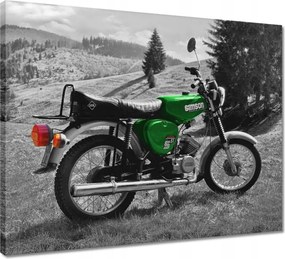 Vászonkép 50x40 Zöld Simson S51 E