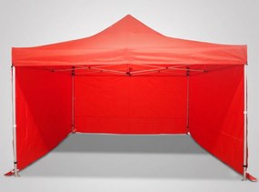 Összecsukható sátor 4×4 m – alumínium hexagonális, Fehér