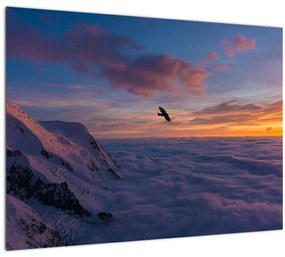 Kép naplementekor, Mt. blanc (70x50 cm)