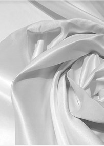 Asztalterítő szövet Szatén Sima szatén Fehér Függönyszövet Szélesség:320cm-1mb